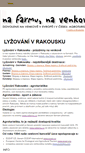 Mobile Screenshot of lyzovani-v-rakousku.nafarmu.cz