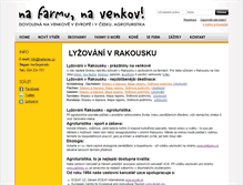 Tablet Screenshot of lyzovani-v-rakousku.nafarmu.cz