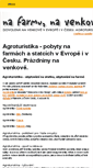 Mobile Screenshot of agroturistika.nafarmu.cz